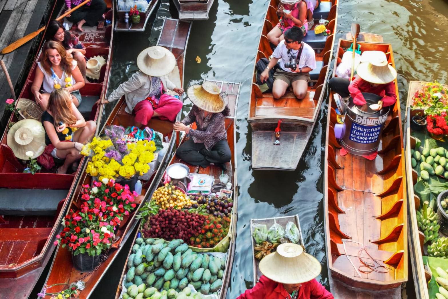 Bangkok Floating Market Tour & Train Market photo 1